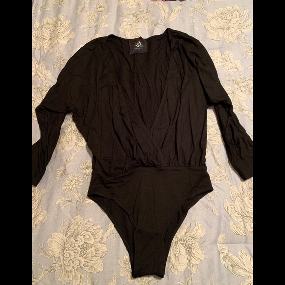 Blue Life (Revolve) Deep V Bodysuit - Picture 2 of 4